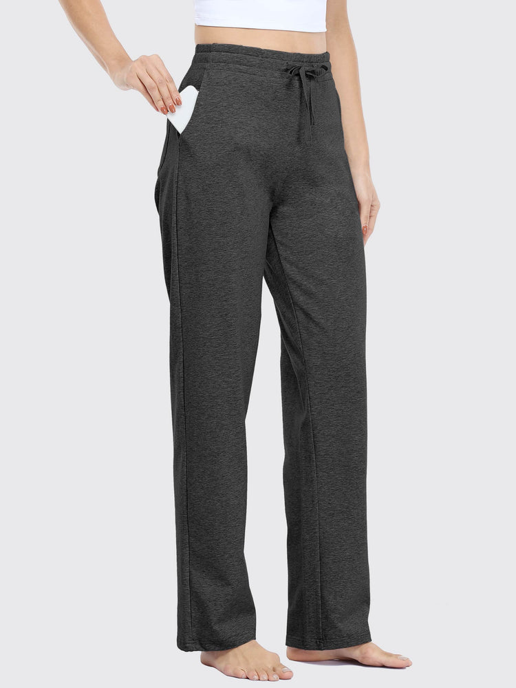Willit Women's Straight Leg Cotton Sweatpants_