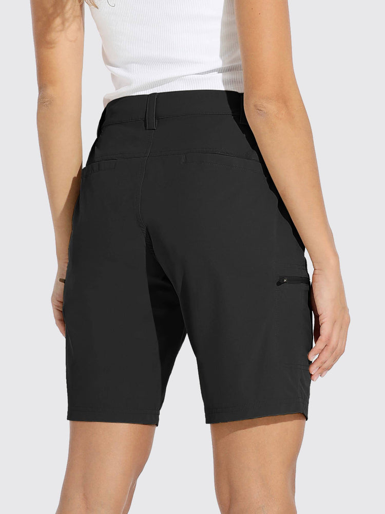 Women's Outdoor Cargo Shorts 10 Inches Inseam 