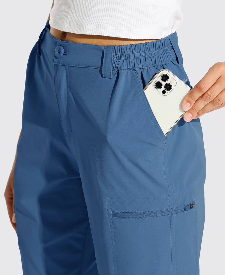 Women's Outdoor Cargo Shorts 10 Inches Inseam 