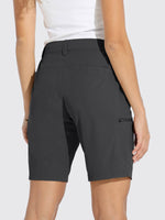 Women's Outdoor Cargo Shorts 10 Inches Inseam 