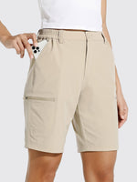 Women's Outdoor Cargo Shorts 10 Inch Inseam 