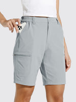 Women's Outdoor Cargo Shorts 10 Inches Inseam 
