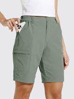 Women's Outdoor Cargo Shorts 10 Inches Inseam 