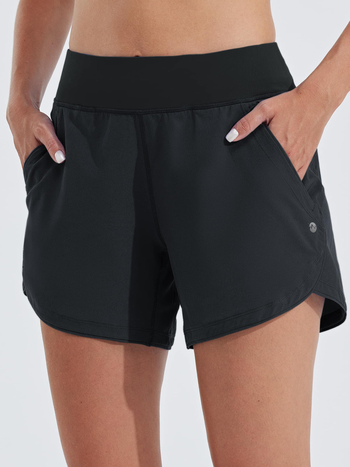 Willit Women's Swim Board Shorts 5 Inch_