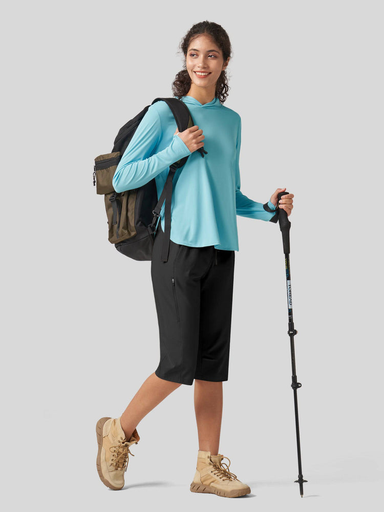 Willit Women 's 15 Inch Long Hiking Shorts 