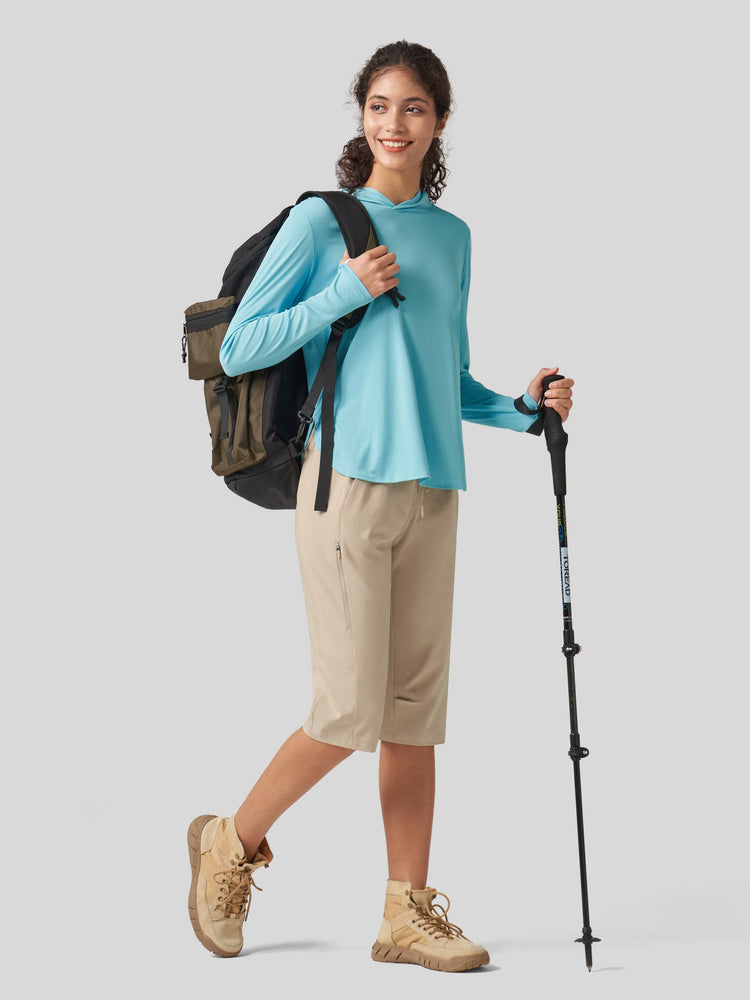 Willit Women 's 15 Inch Long Hiking Shorts 