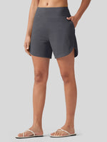 Willit Women's 7 Inch Board Shorts with Panty 