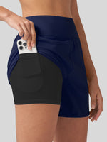 Willit Women's 5 Inch Board Shorts with Panty 