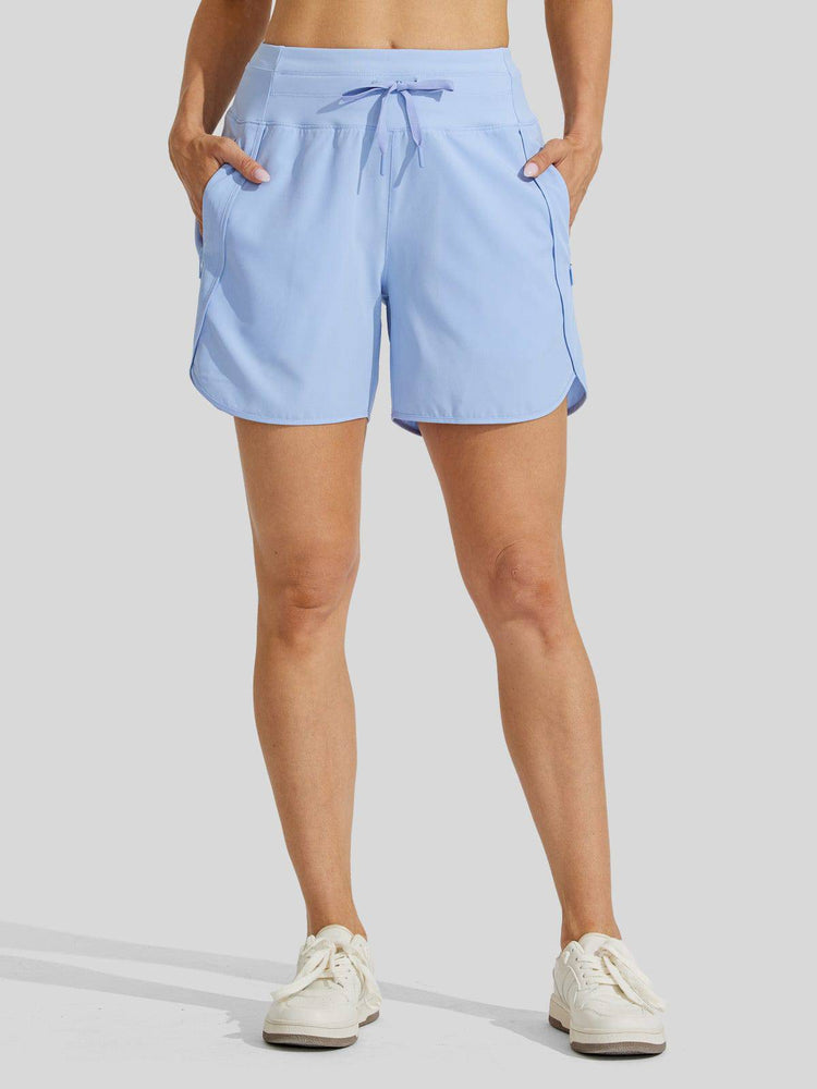 Wiliit Women's Active 5 Inseam Utility Shorts 
