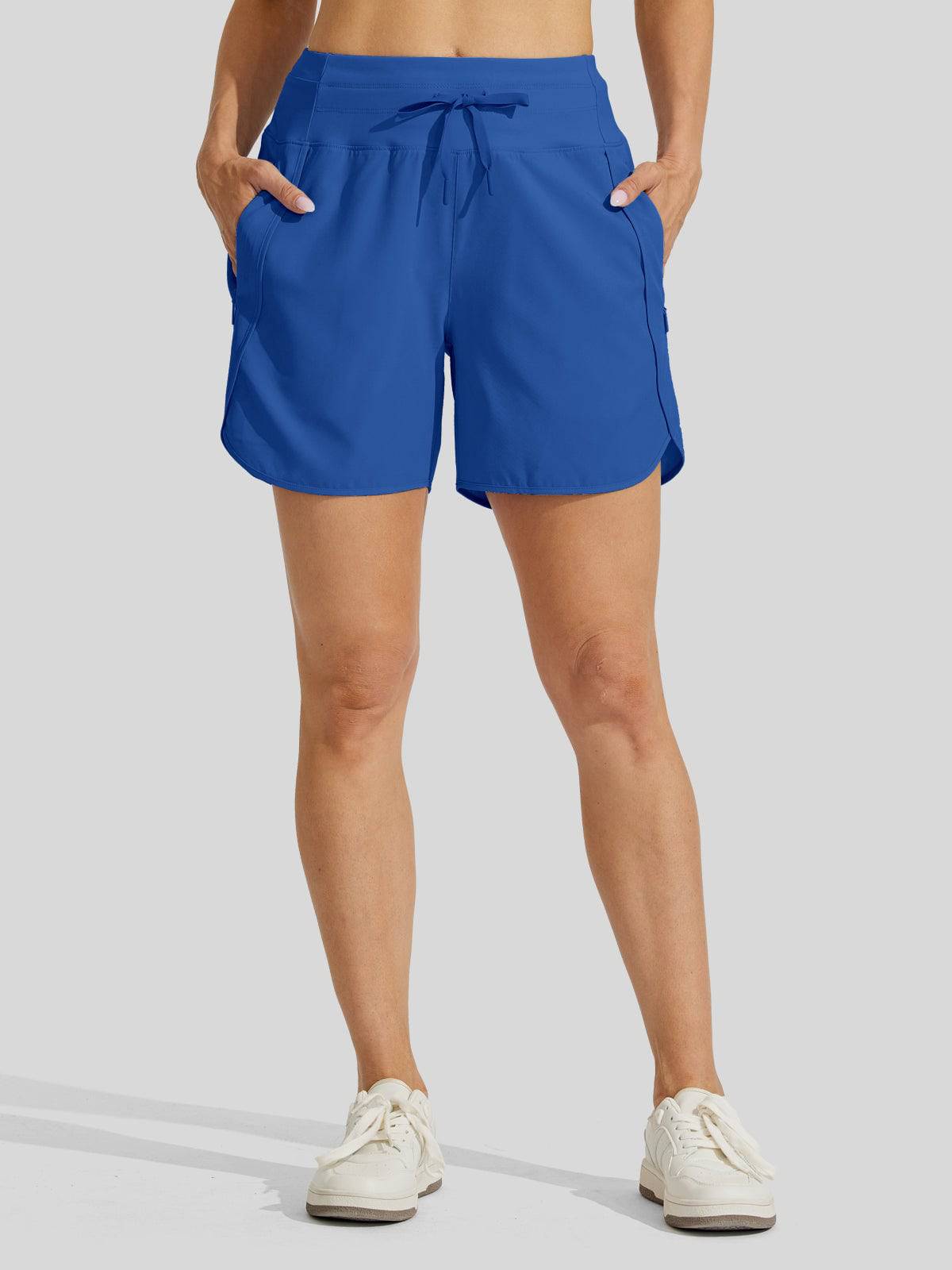Wiliit Women's Active 5 Inseam Utility Shorts 