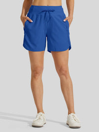 Wiliit Women's Active 5 Inseam Utility Shorts #brilliant-blue