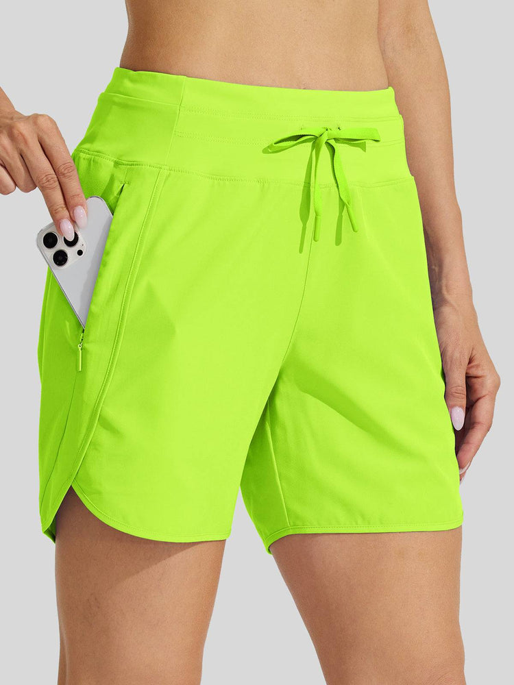 Wiliit Women's Active 5 Inseam Utility Shorts 