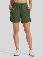 Wiliit Women's Active 5 Inseam Utility Shorts 