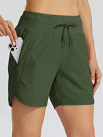 Wiliit Women's Active 5 Inseam Utility Shorts 