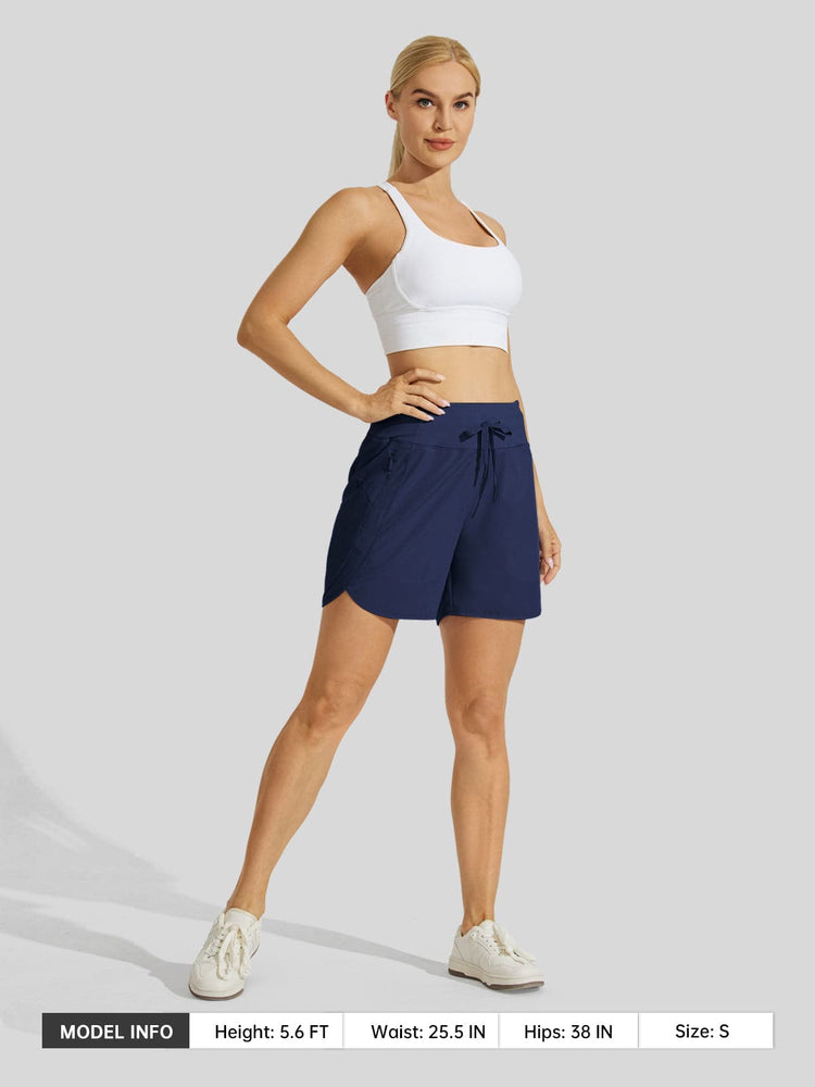 Wiliit Women's Active 5 Inseam Utility Shorts 