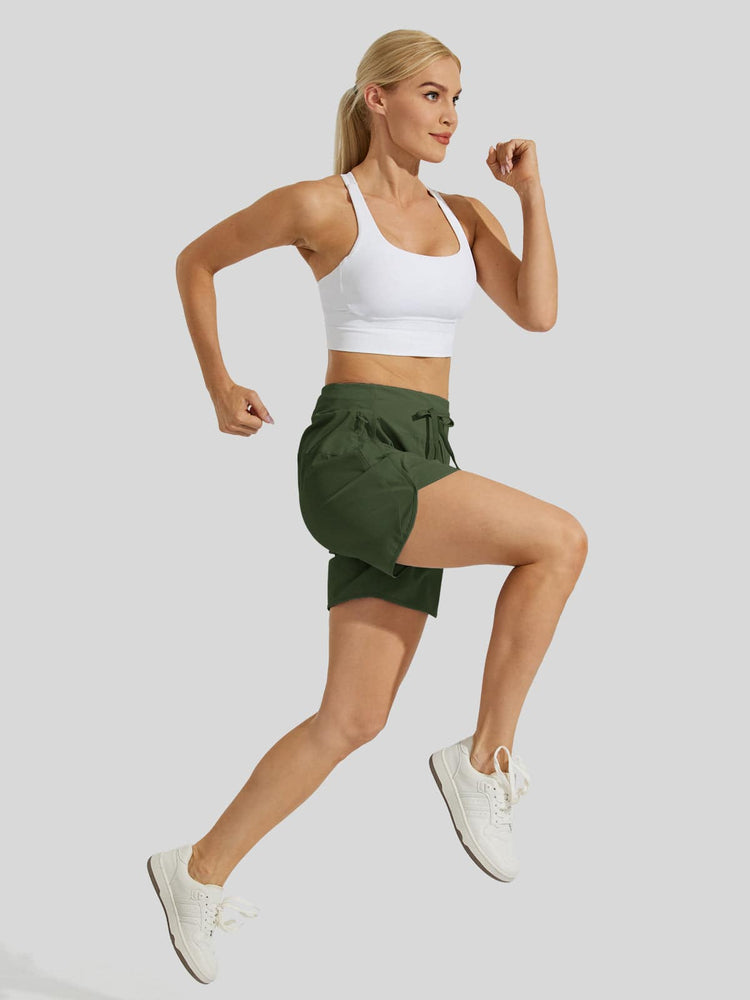 Wiliit Women's Active 5 Inseam Utility Shorts 