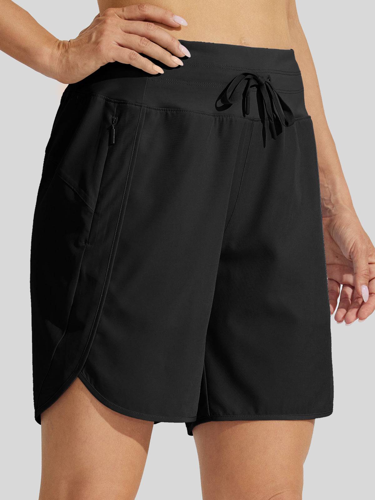 Willit Women's Active 8 Inseam Utility Shorts 