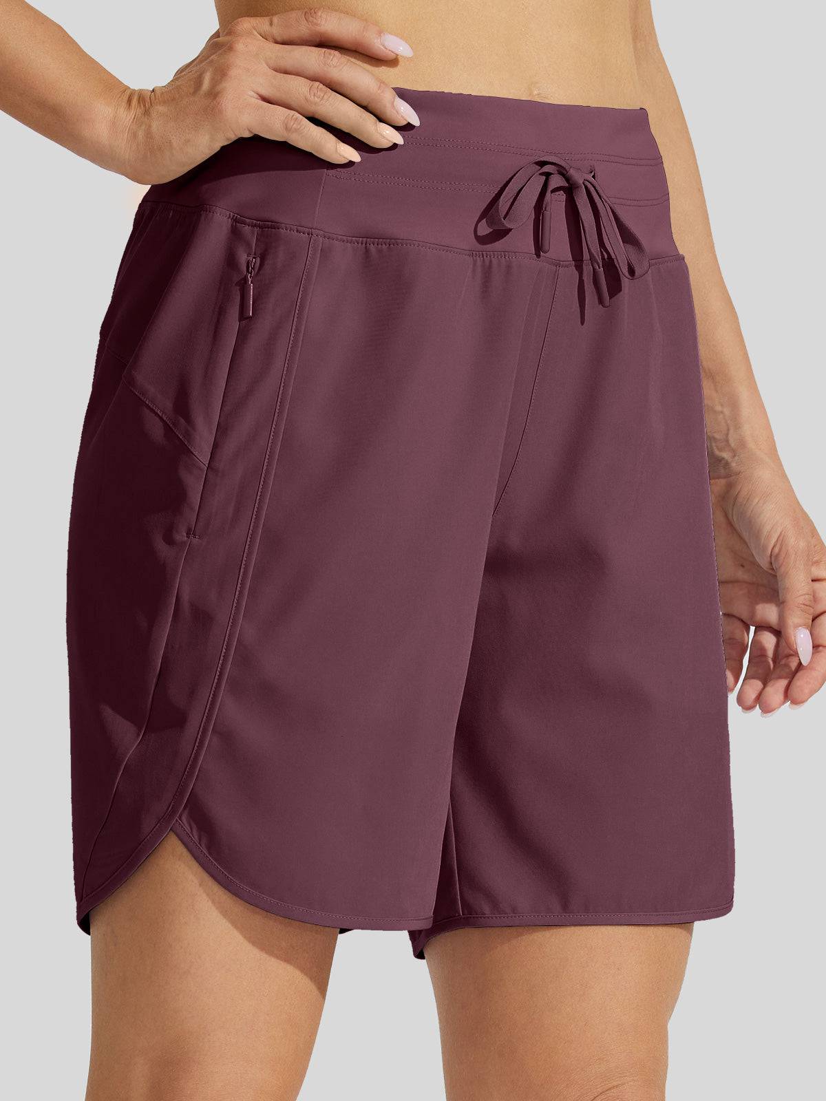 Willit Women's Active 9 Inseam Utility Shorts 