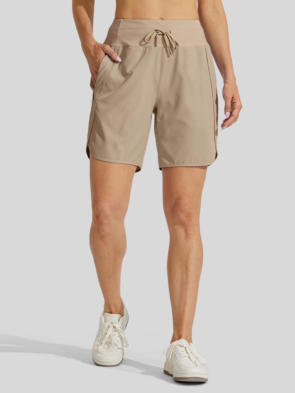 Willit Women's Active 7 Inseam Utility Shorts 