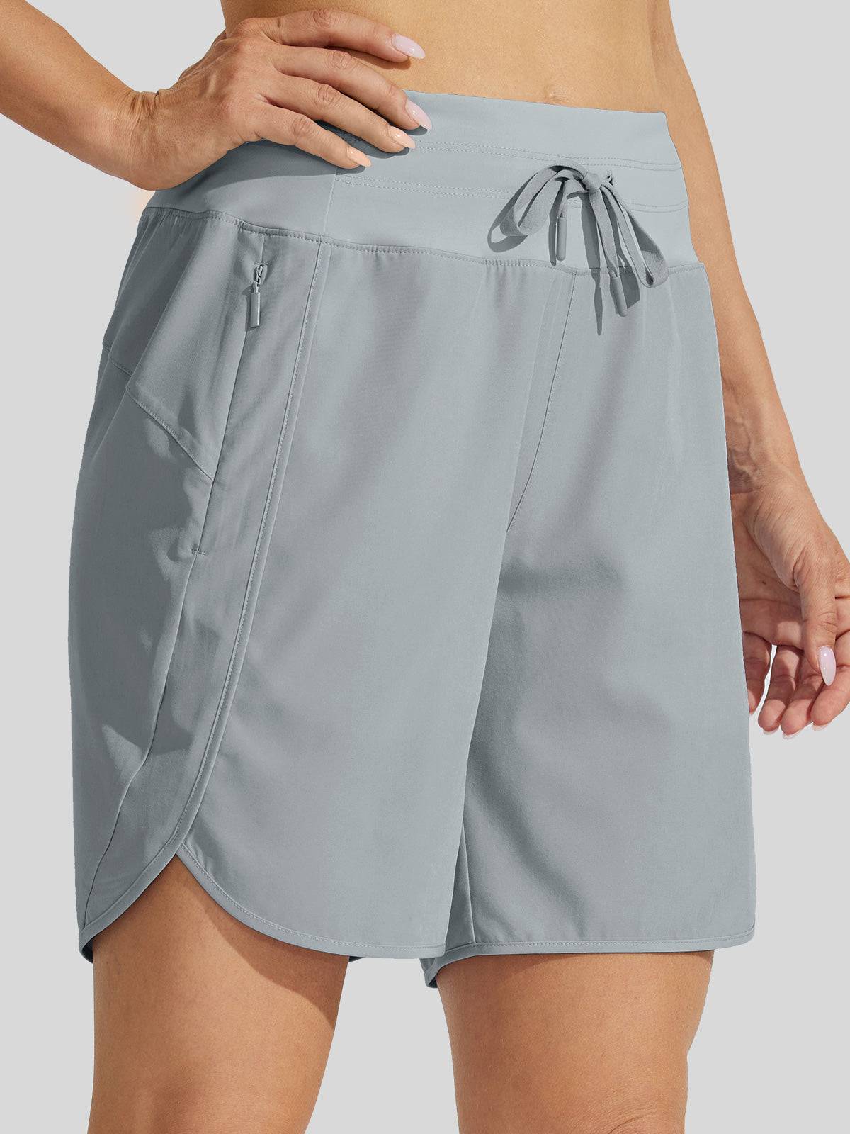 Willit Women's Active 8 Inseam Utility Shorts 