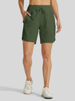 Willit Women's Active 7 Inseam Utility Shorts 