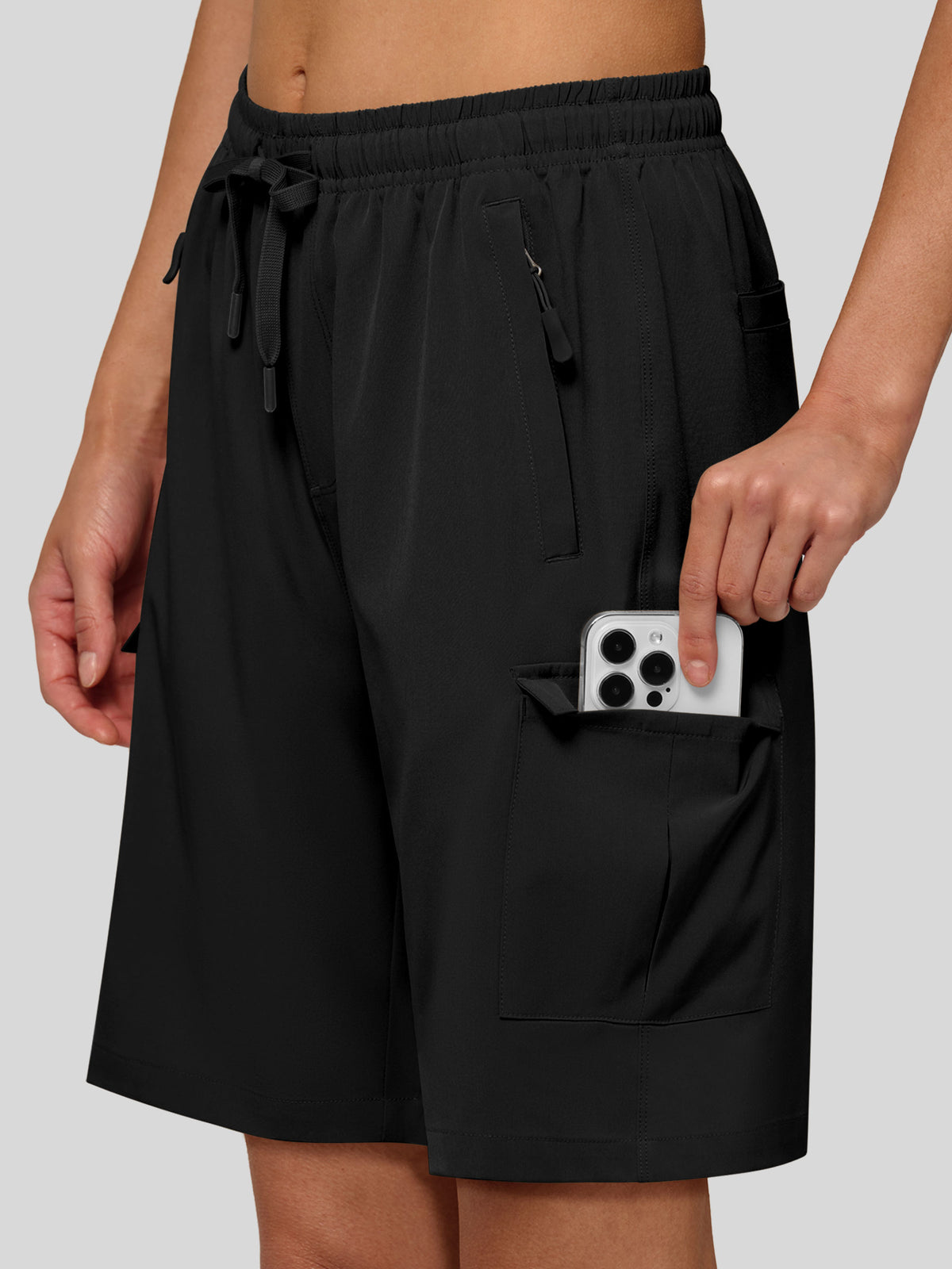 Willit Women's Active Trek Shorts 9 Inch 