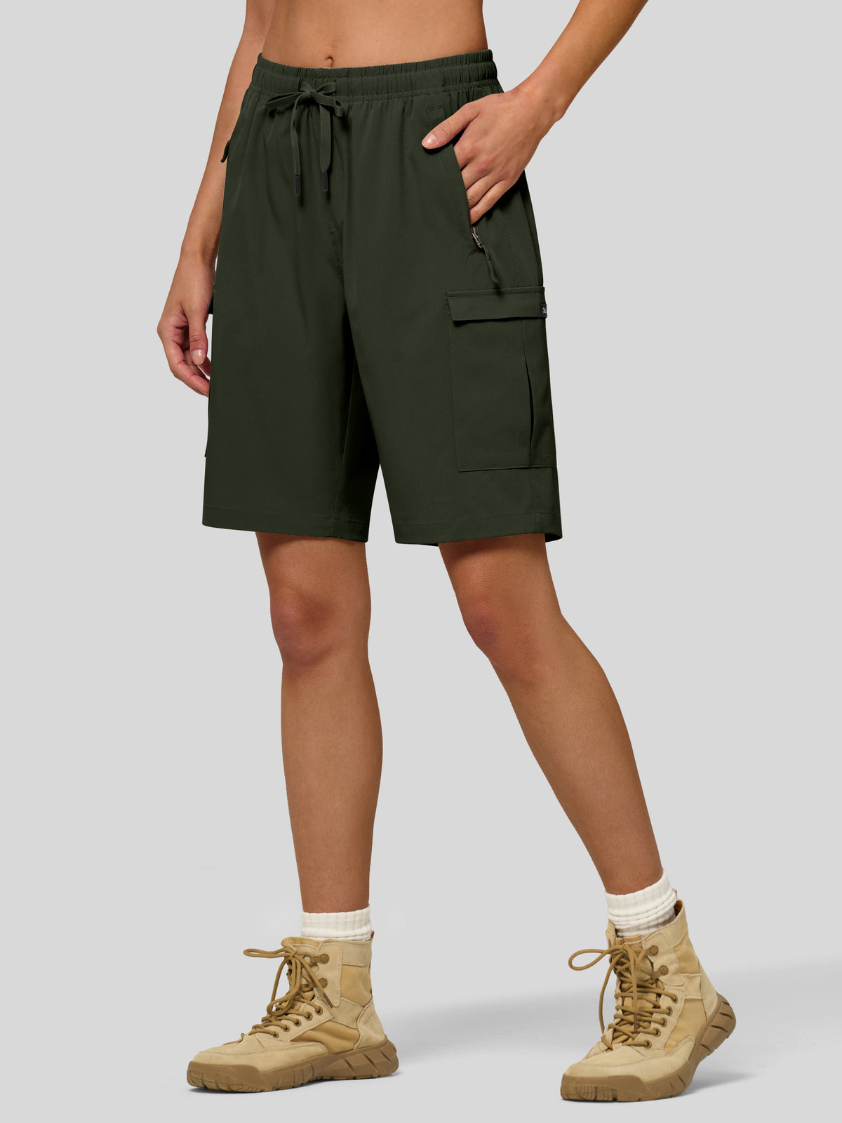 Willit Women's Active Trek Shorts 9 Inch 