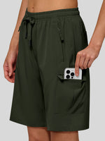 Willit Women's Active Trek Shorts 9 Inch 