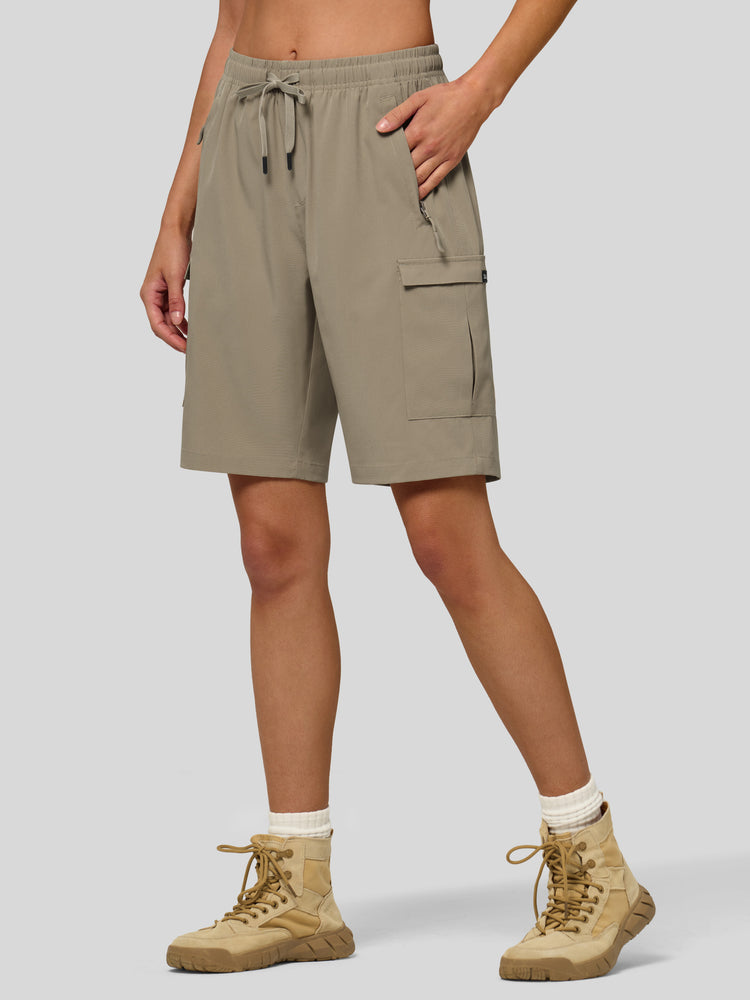 Willit Women's Active Trek Shorts 9 Inch 