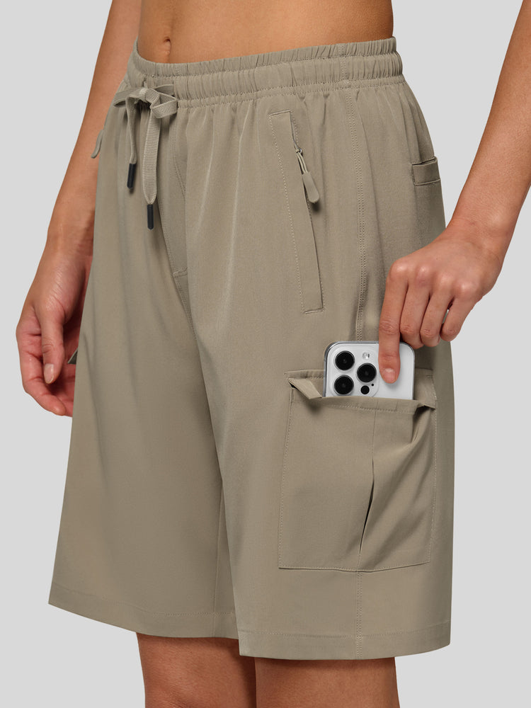 Willit Women's Active Trek Shorts 9 Inch 