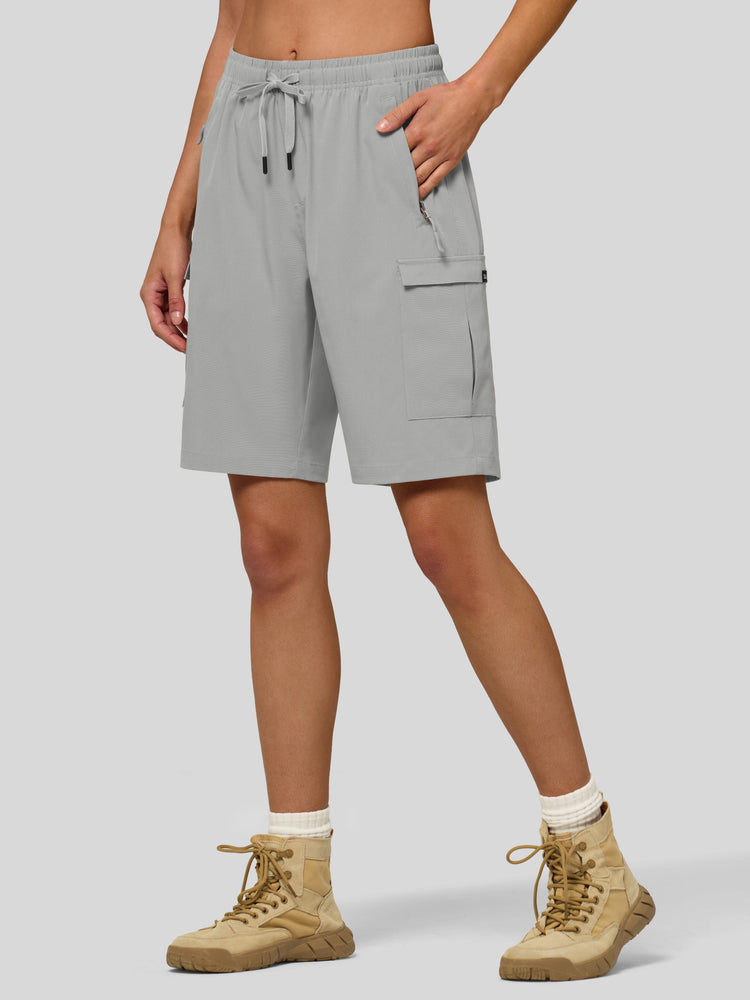 Willit Women's Active Trek Shorts 9 Inch 