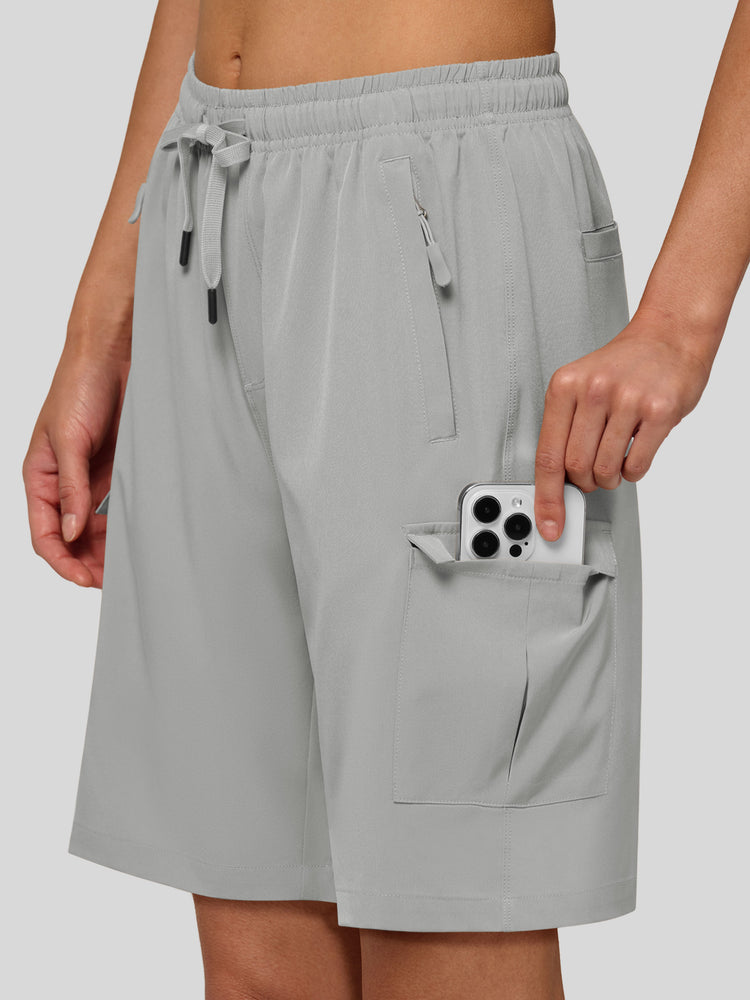 Willit Women's Active Trek Shorts 9 Inch 