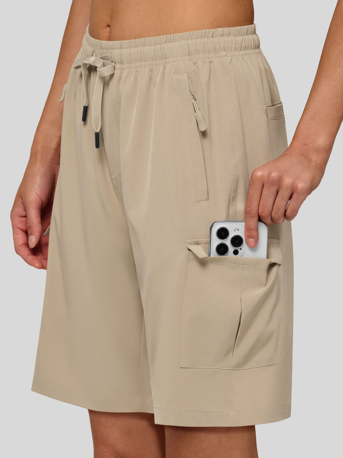 Willit Women's Active Trek Shorts 9 Inch 