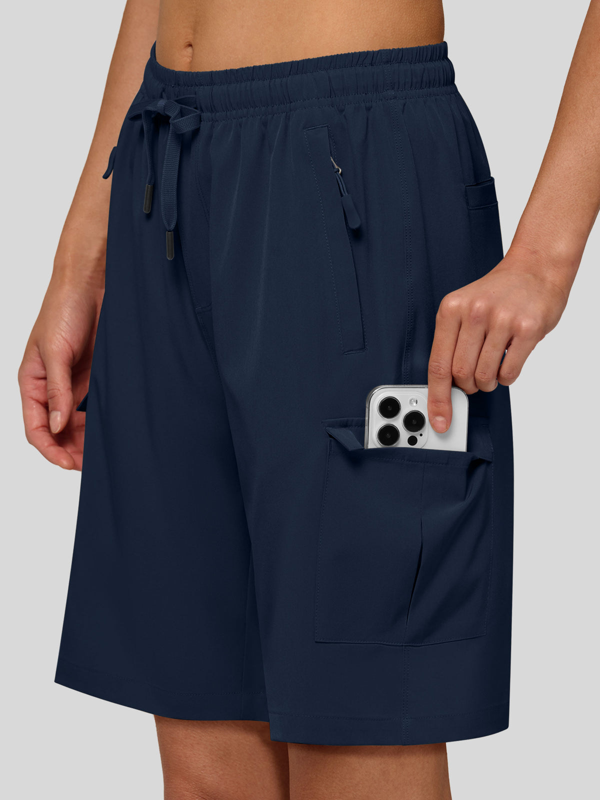 Willit Women's Active Trek Shorts 9 Inch 