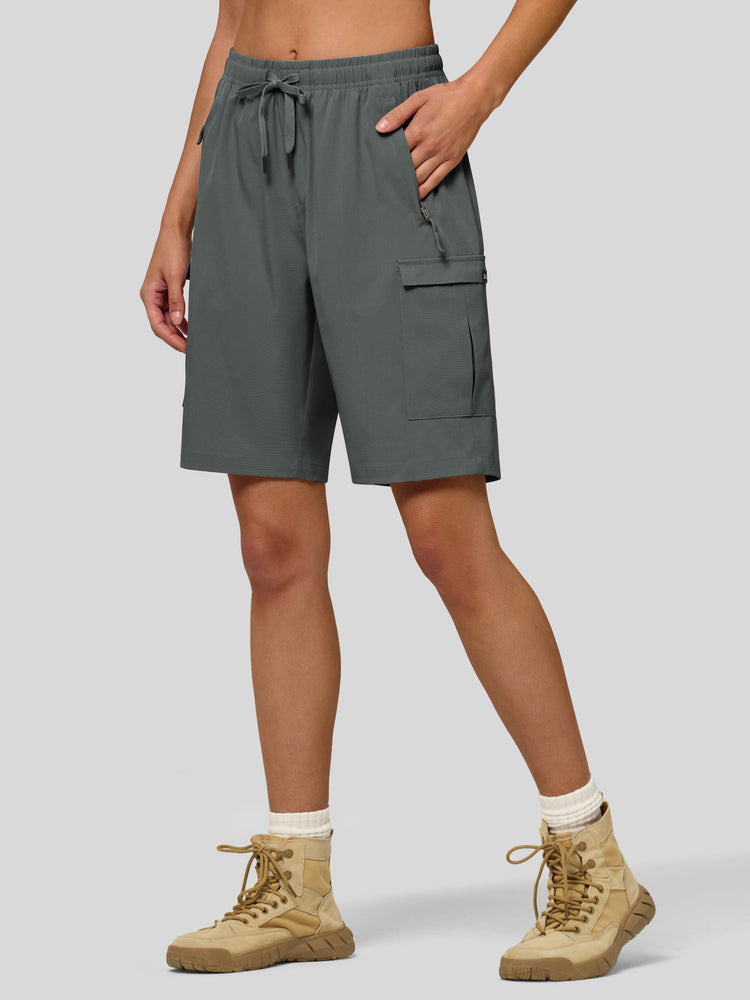 Willit Women's Active Trek Shorts 9 Inch 