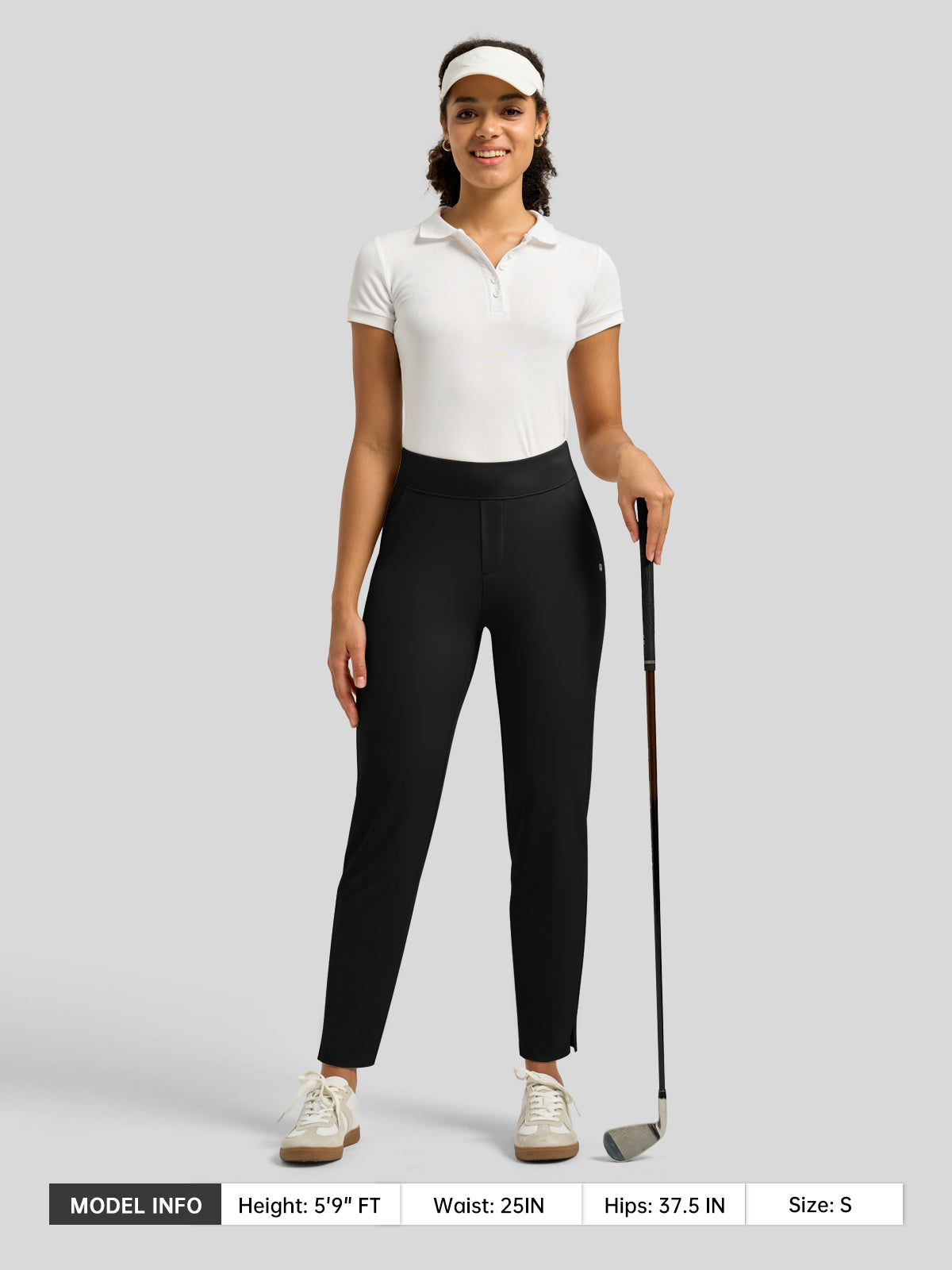 Willit Women's Ankle Stretch Golf Pants-27.5 Inch_