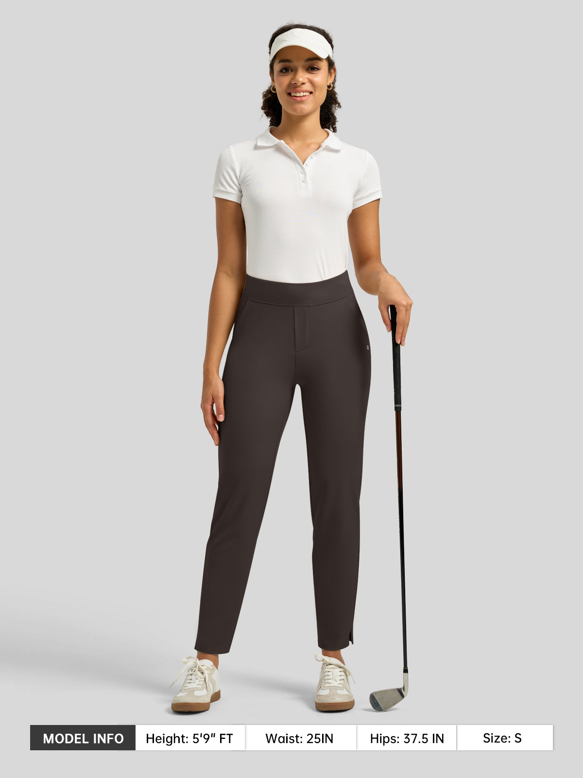 Willit Women's Ankle Stretch Golf Pants-27.5 Inch_