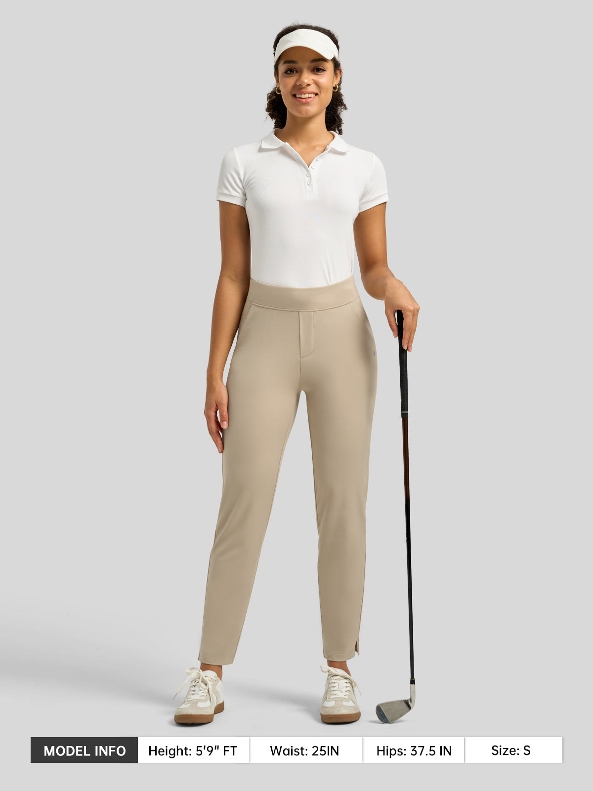 Willit Women's Ankle Stretch Golf Pants-27.5 Inch_