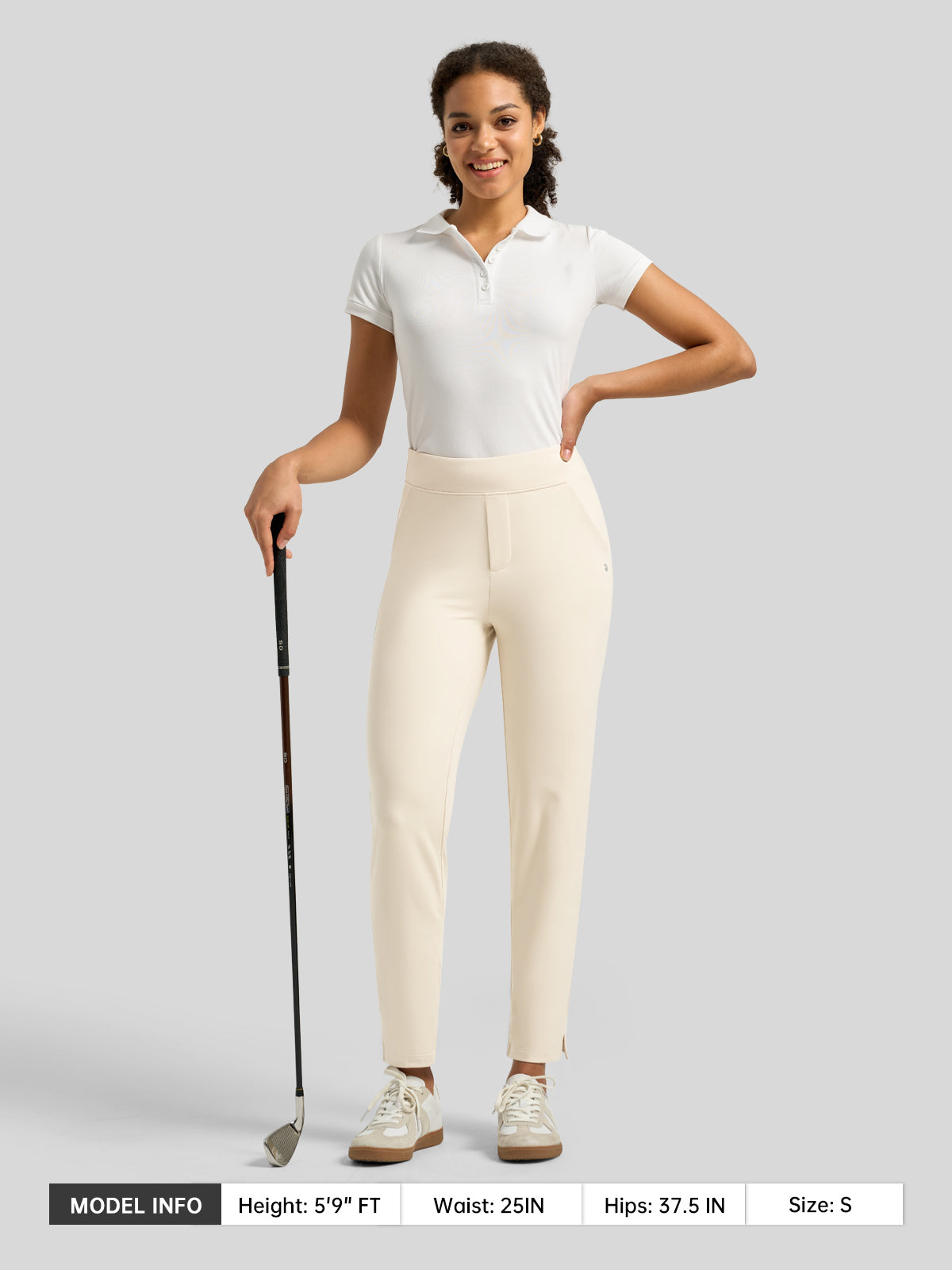 Willit Women's Ankle Stretch Golf Pants-27.5 Inch_