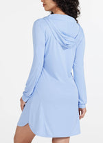 Willit Women's Beach Hooded Cover-Up Dress 