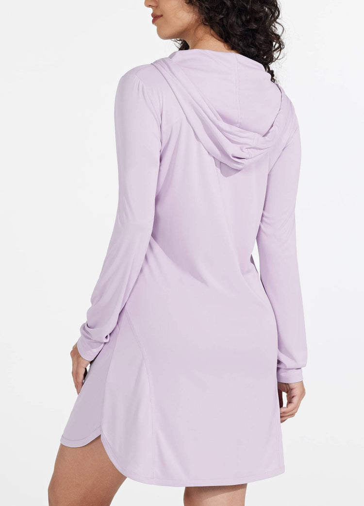 Willit Women's Beach Hooded Cover-Up Dress 
