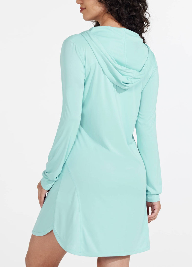 Willit Women's Beach Hooded Cover-Up Dress 
