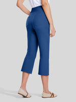 Willit Women's Button Pull-On Capris 