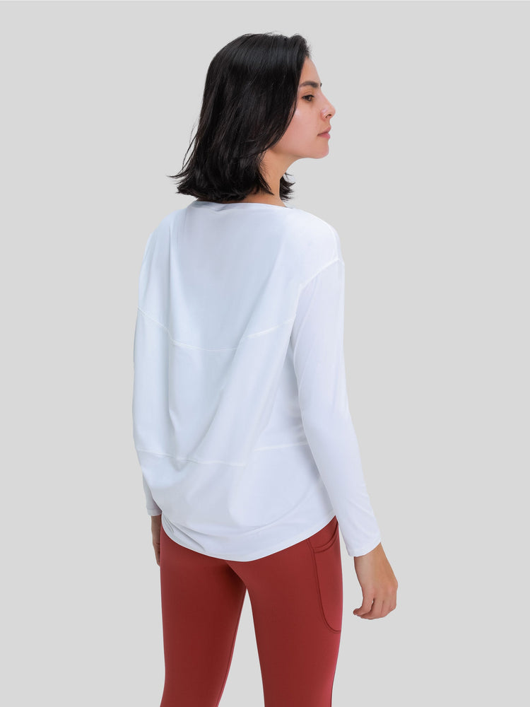 Women's Breathable Loose Long Sleeve Top 