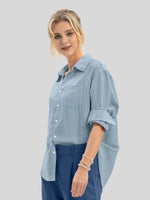 Women's Breeze Linen Button-Down Shirts_wbh235_