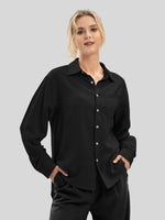 Women's Breeze Linen Button-Down Shirts_wbh235_