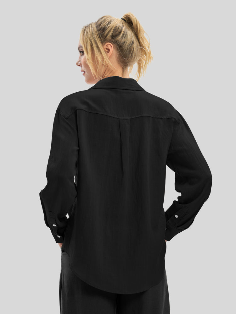 Women's Breeze Linen Button-Down Shirts_wbh235_