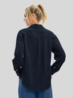 Women's Breeze Linen Button-Down Shirts_wbh235_
