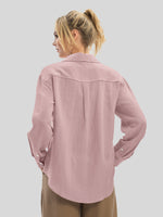 Women's Breeze Linen Button-Down Shirts_wbh235_