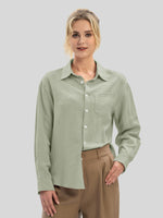 Women's Breeze Linen Button-Down Shirts_wbh235_
